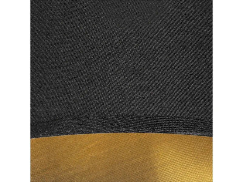 Applique murale moderne noire et dorée avec liseuse - Renier