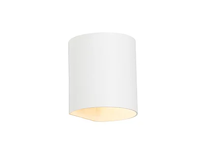 Applique murale moderne blanche avec effet de lumière - Sabbio