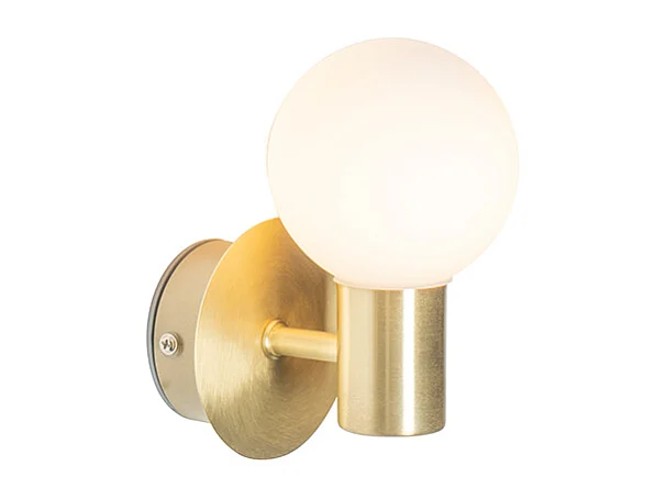 Applique moderne dorée IP44 - Cederic Up