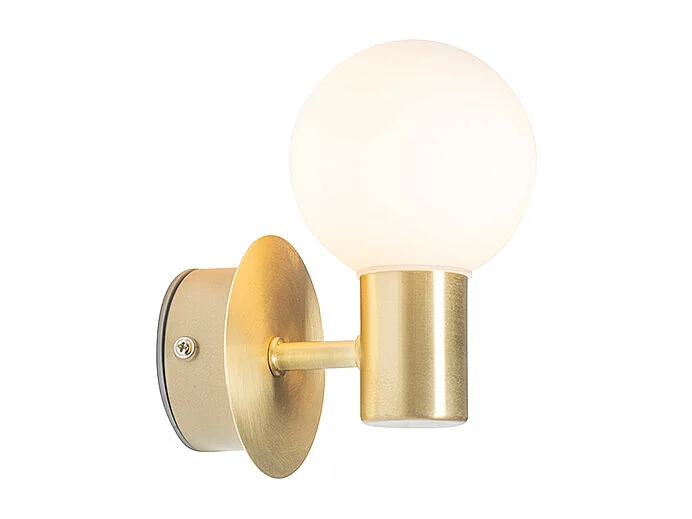 Applique murale moderne dorée IP44 - Cederic Up