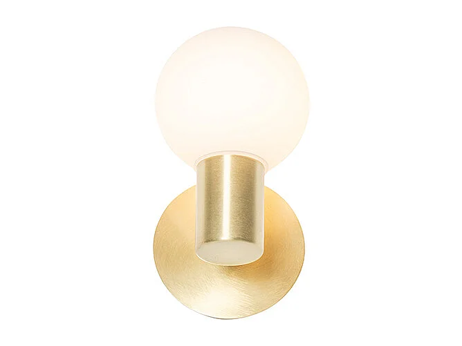 Applique murale moderne dorée IP44 - Cederic Up