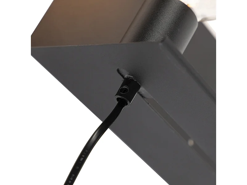 Applique moderne noire réglable - Muro