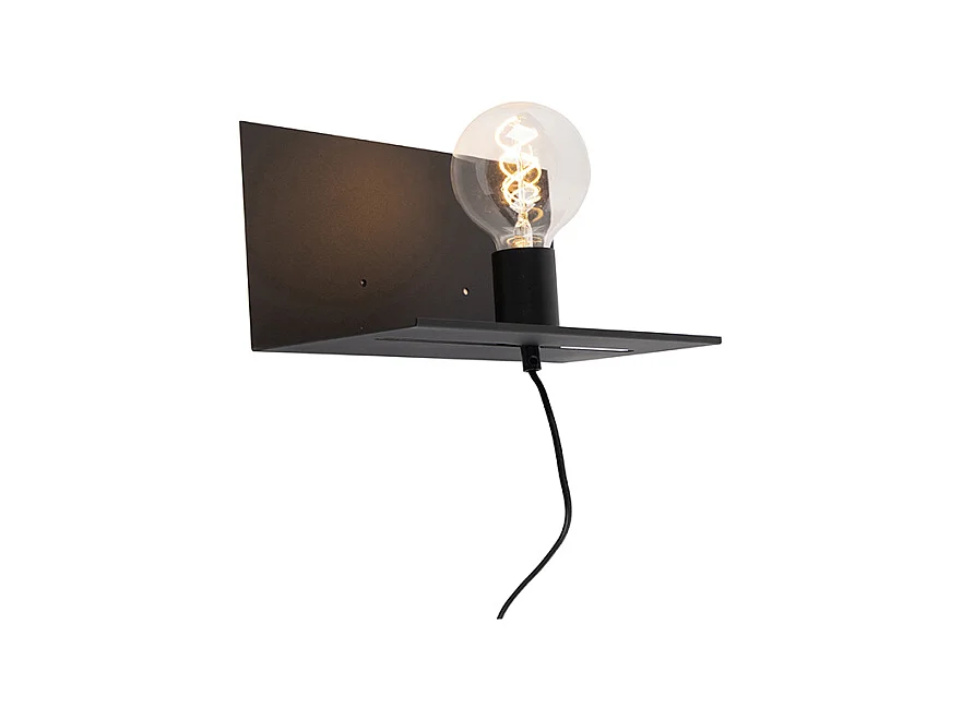 Applique moderne noire réglable - Muro