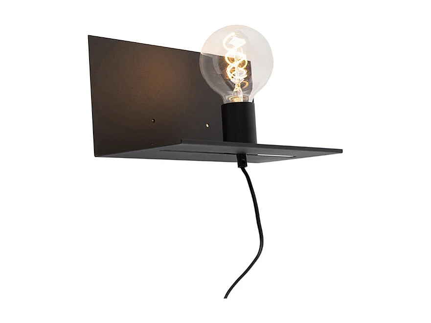 Applique murale moderne noire réglable - Muro