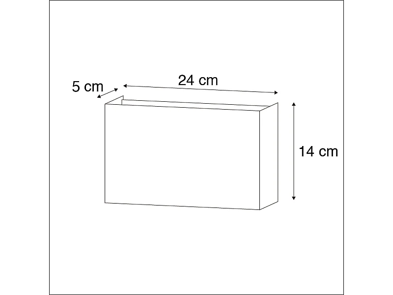 Set de 2 appliques modernes blanches - Otan