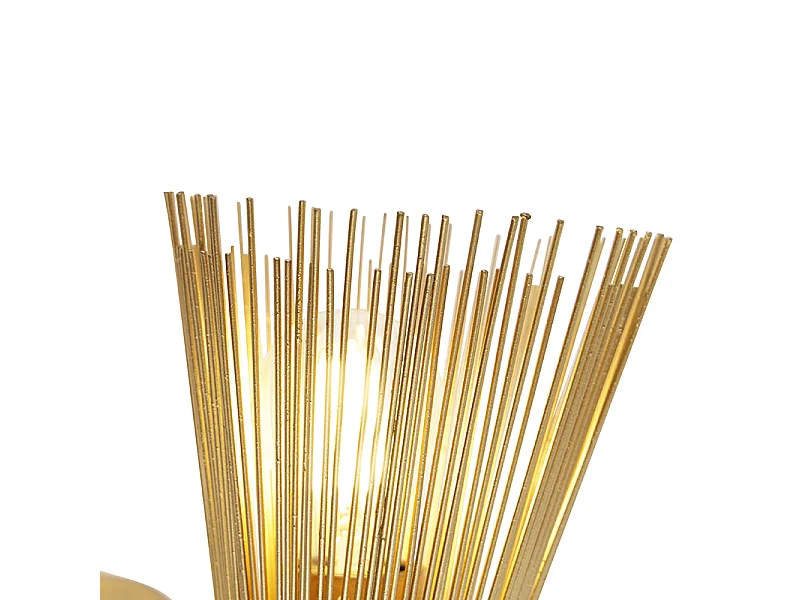 Applique murale Art déco dorée 2 lumières - Broom