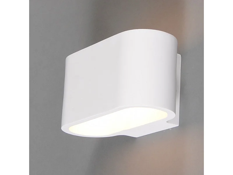 Applique moderne plat blanc - Gipsy Arles