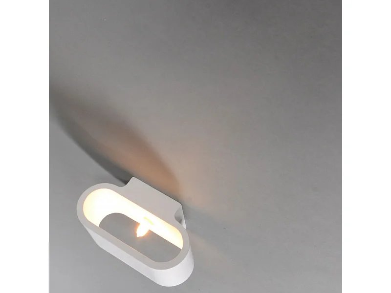 Applique moderne plat blanc - Gipsy Arles