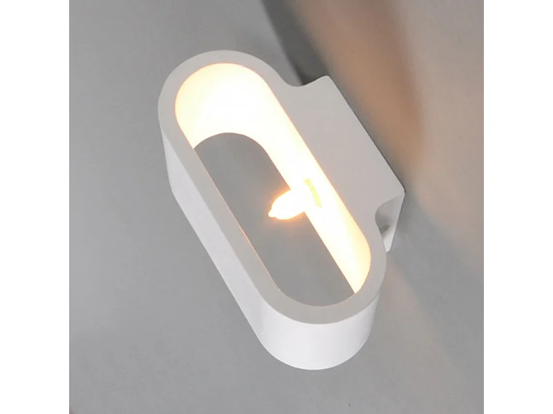 Applique moderne plat blanc - Gipsy Arles