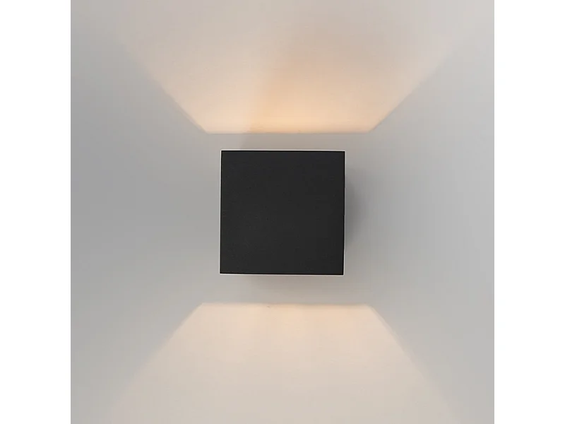 Ensemble de 3 appliques murales modernes noires - Transfer