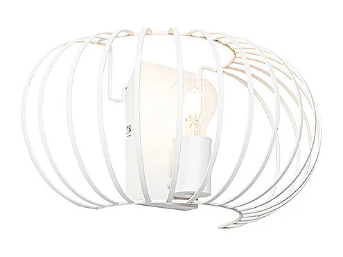 Applique design blanche 39 cm - Johanna