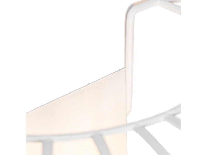 Applique design blanche 39 cm - Johanna