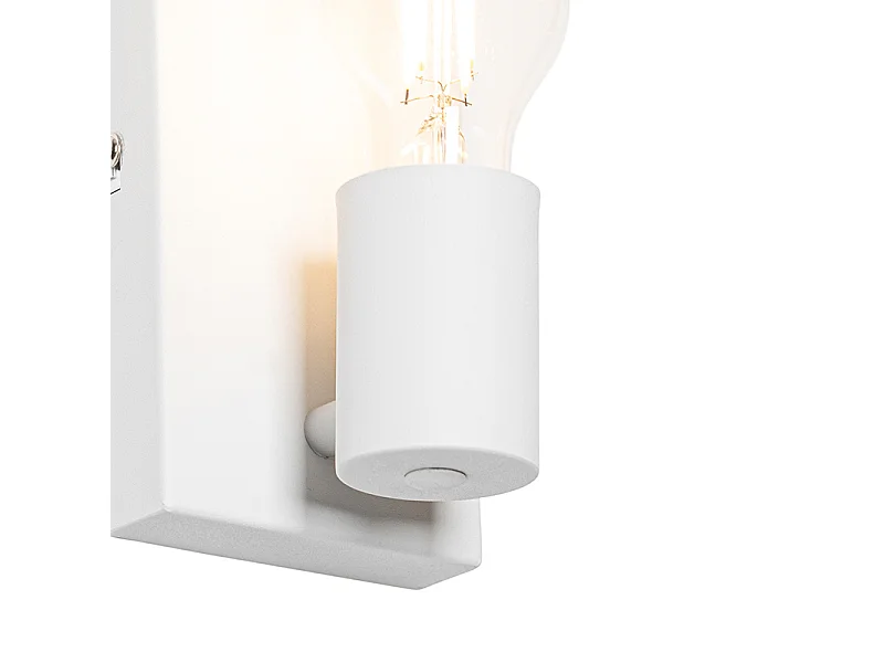 Applique design blanche 39 cm - Johanna