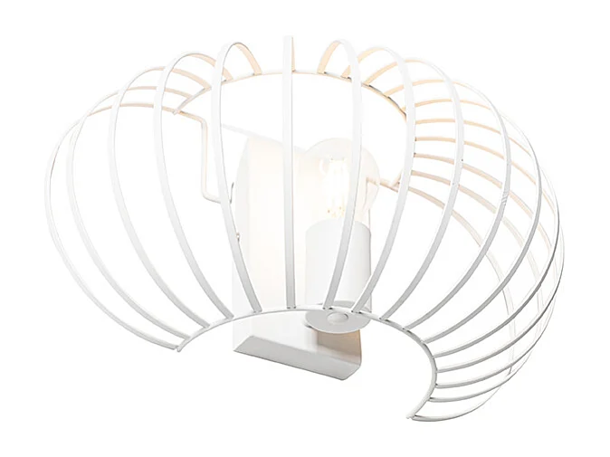 Applique design blanche 39 cm - Johanna