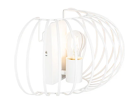 Applique murale design blanche 39 cm - Johanna