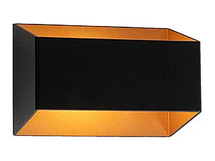 Applique design noir avec or - Alone S