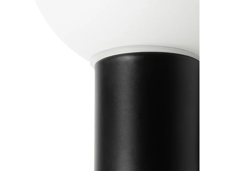 Applique murale moderne noire IP44 - Cederic Up