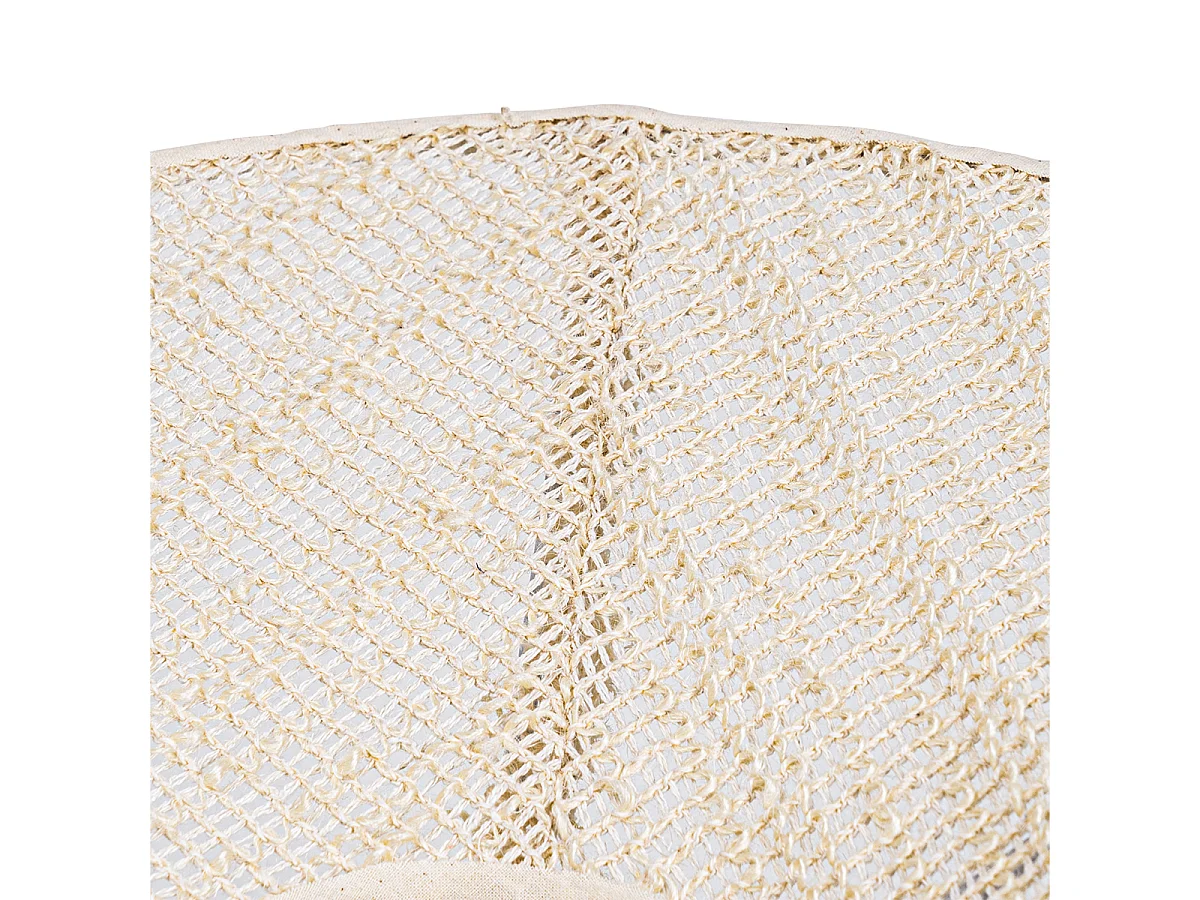 Applique design blanche avec tissu 3 lumières - Jane