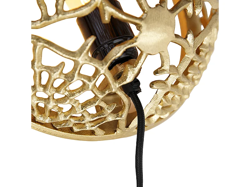 Applique murale Art déco dorée - Maro