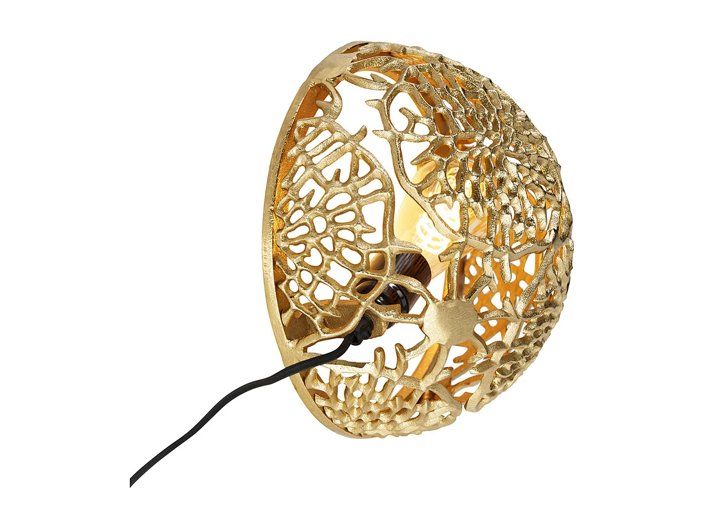 Applique murale Art déco dorée - Maro