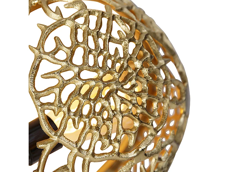 Applique murale Art déco dorée - Maro