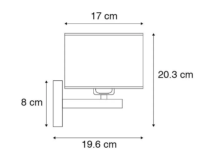 Applique moderne grise - VT 1