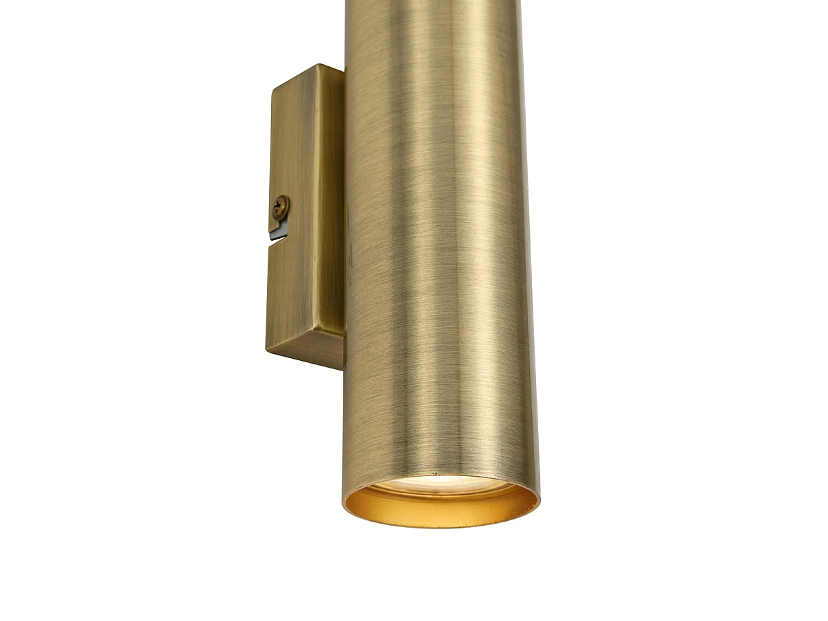 Applique murale moderne bronze 2 lumières - Jeana