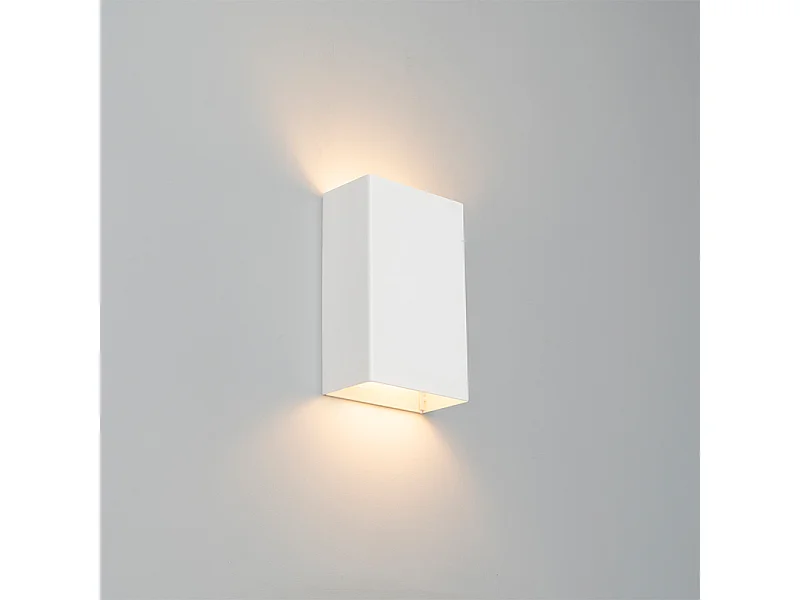 Applique murale moderne blanche 2 lumières - Otan S