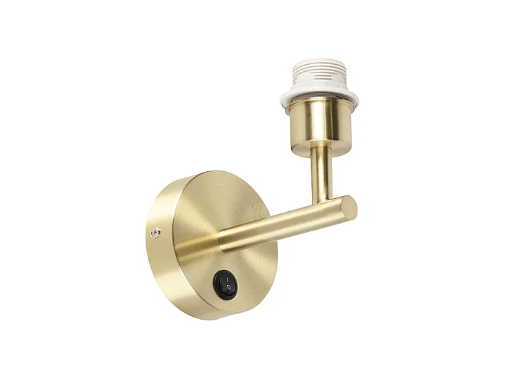 Applique moderne 1 doré avec interrupteur - Combi