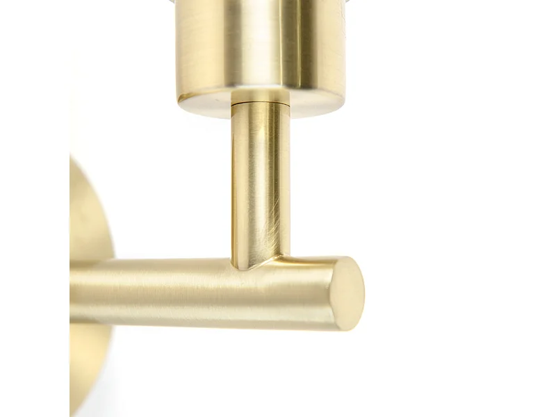 Applique murale moderne dorée 1 lumière avec interrupteur - Combi