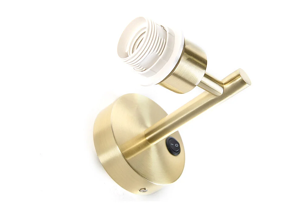 Applique murale moderne dorée 1 lumière avec interrupteur - Combi