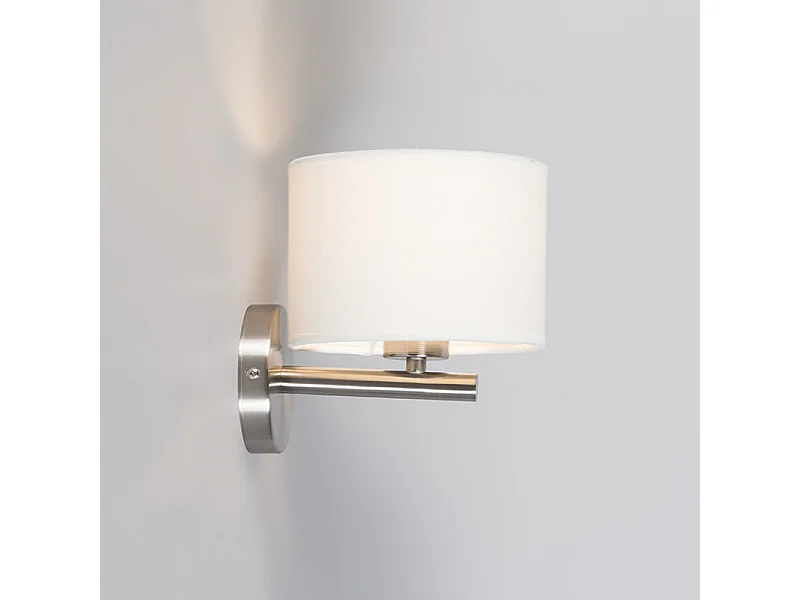 Applique murale moderne ronde blanche - VT 1