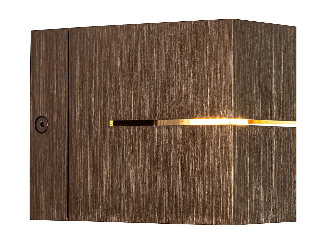 Applique murale moderne bronze foncé - Transfer Groove