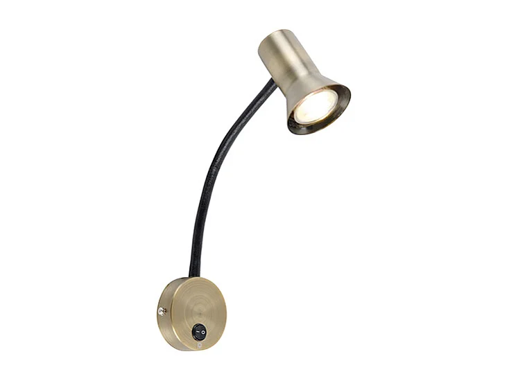 Applique murale bronze avec bras flexible - Karin Flex