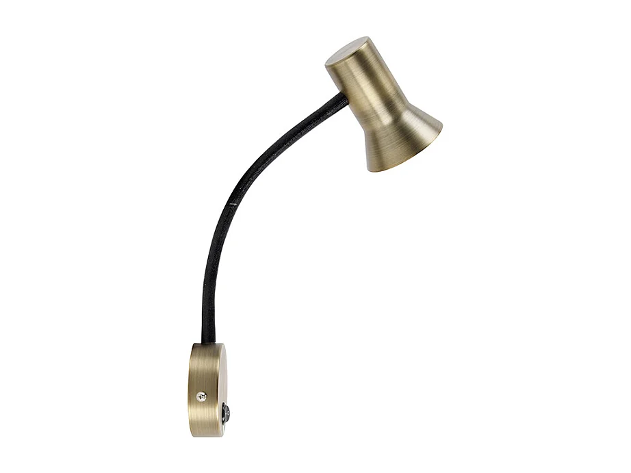 Applique murale bronze avec bras flexible - Karin Flex