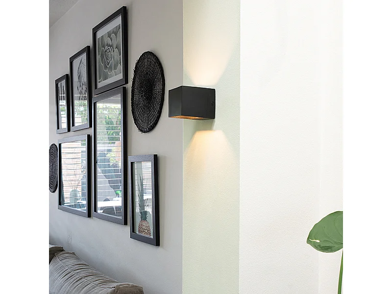 Lot de 4 appliques noires - Transfer