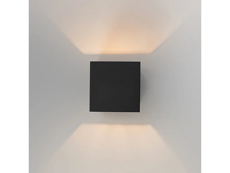 Ensemble moderne de 4 appliques murales noires - Transfer