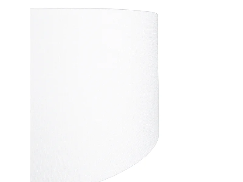 Lampe murale à arc moderne en acier avec abat-jour blanc 50/50/25 réglable