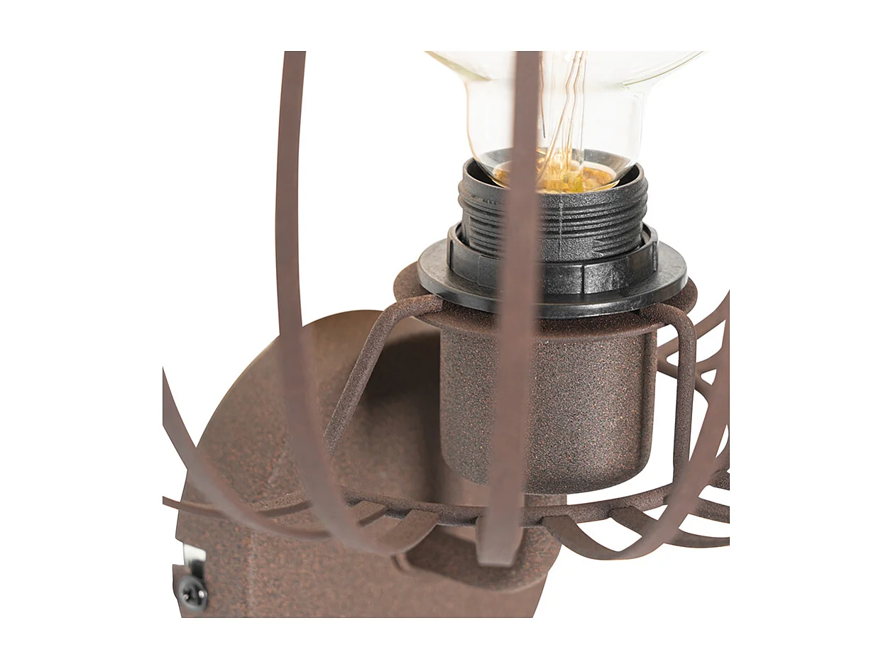 Applique design marron rouille 30 cm - Johanna