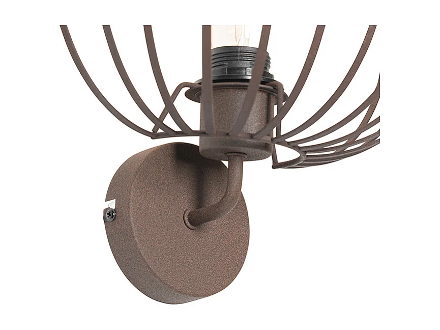 Applique murale design brun rouille 30 cm - Johanna