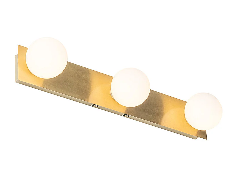 Applique moderne or 48 cm IP44 3 lumières - Cederic