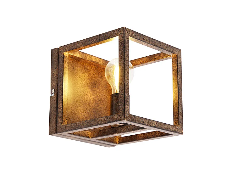 Applique industrielle brun rouille - Cage