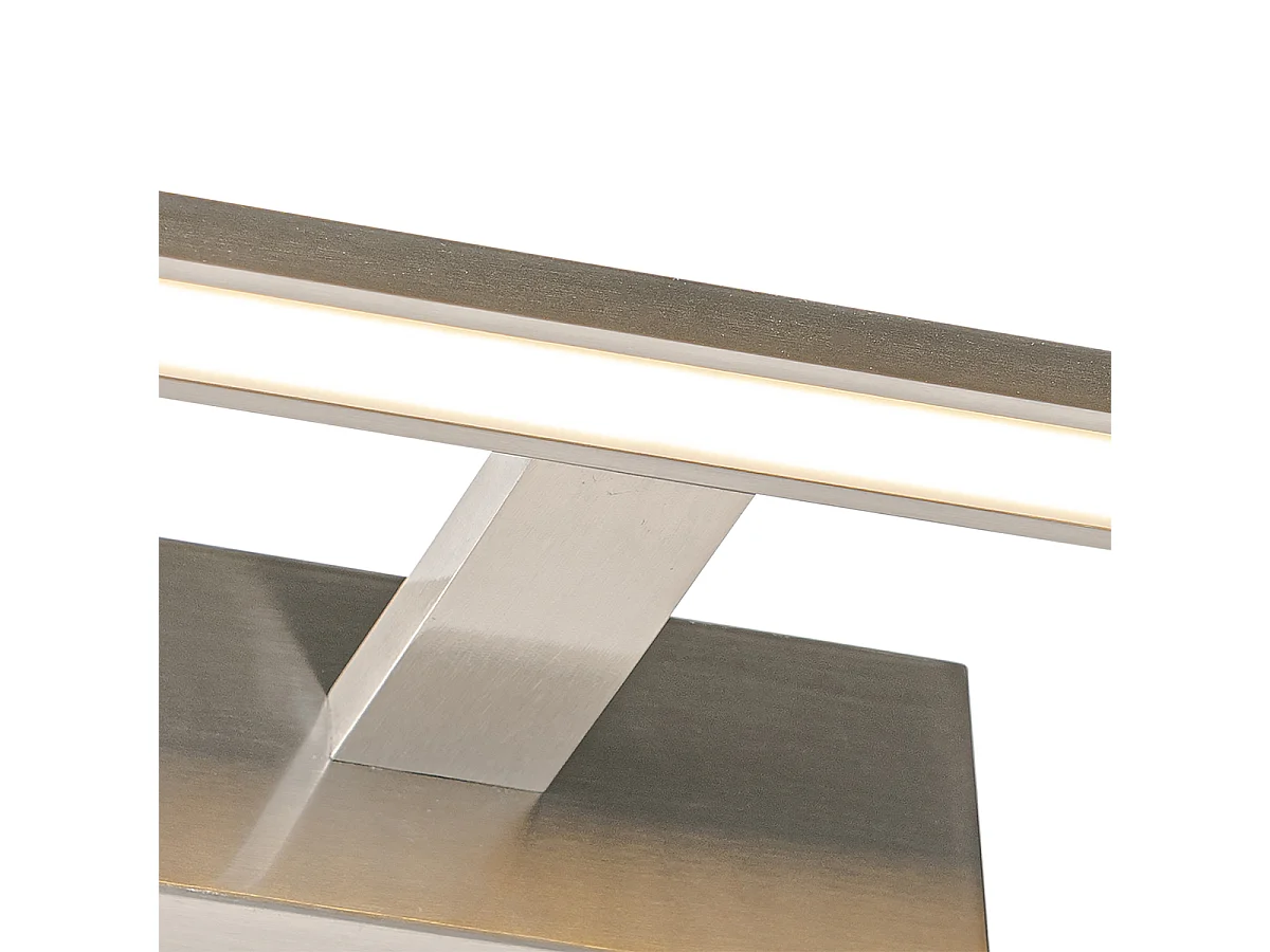 Applique murale en acier 62 cm avec LED IP44 - Jerre