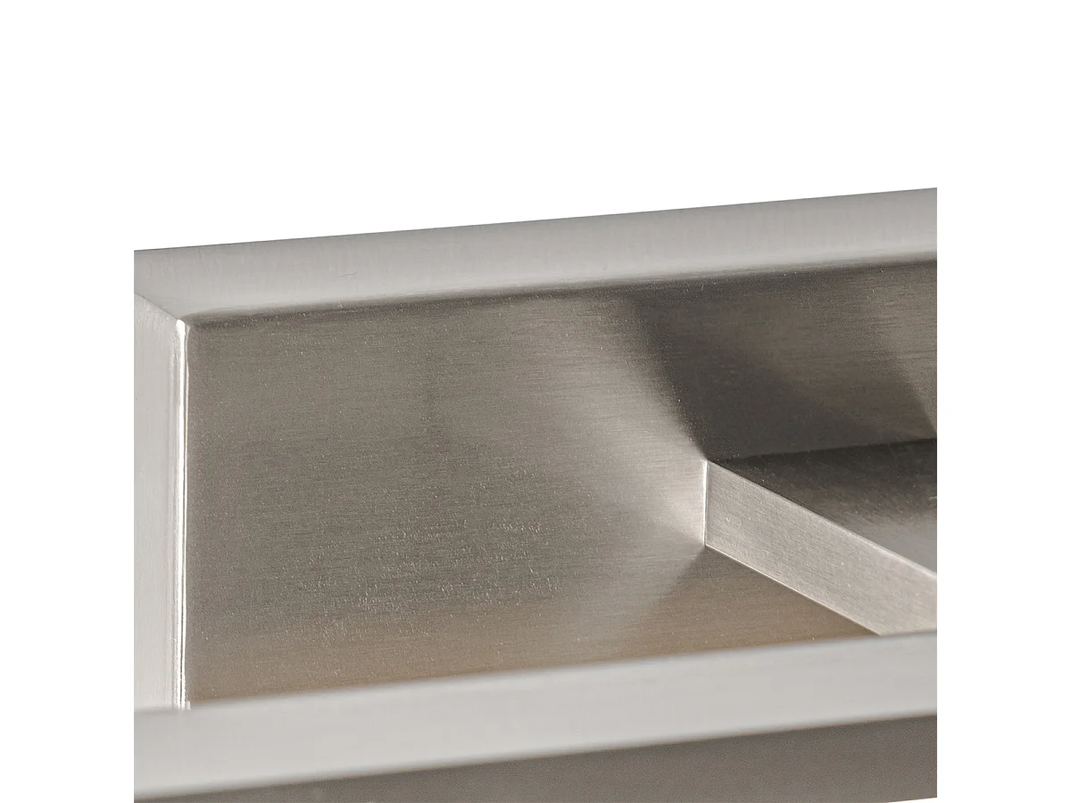 Applique murale en acier 62 cm avec LED IP44 - Jerre