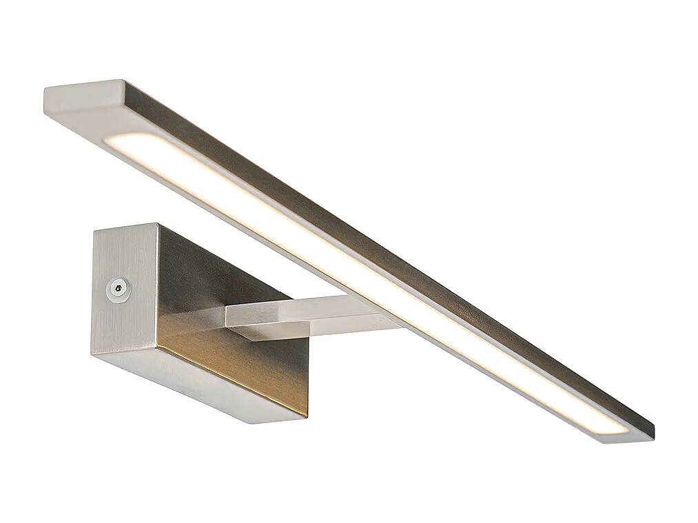 Applique murale en acier 62 cm avec LED IP44 - Jerre