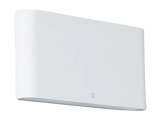 Applique murale blanche 17,5 cm avec LED IP65 - Batt