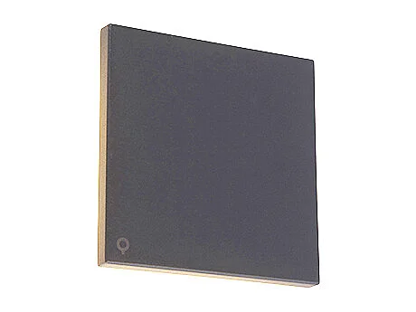 Applique aluminium gris 15 cm LED 9W - SKYF