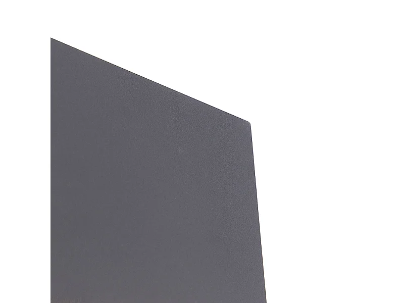 Applique design en aluminium gris 15 cm avec LED 9W - Skyf