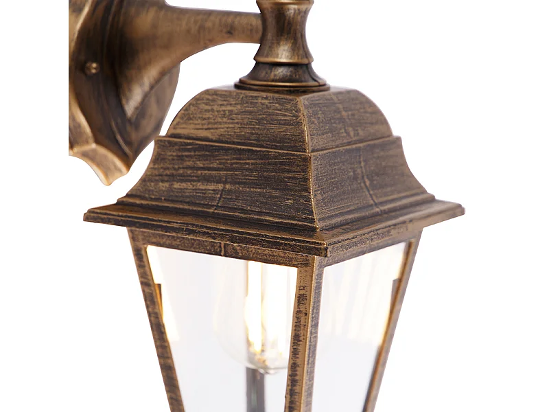 Applique murale d'extérieur or antique IP44 - Capital