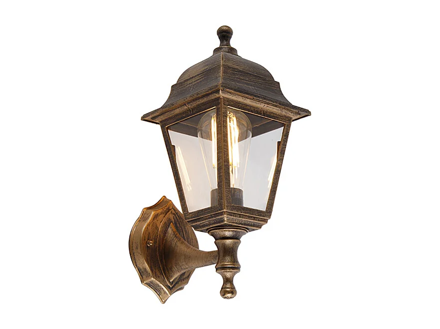 Applique murale d'extérieur or antique IP44 - Capital